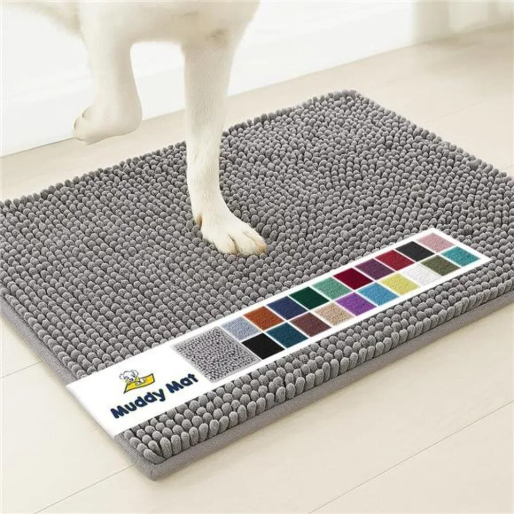 Super Absorbent Door Mat Indoor, Microfiber Quick Dry Chenille